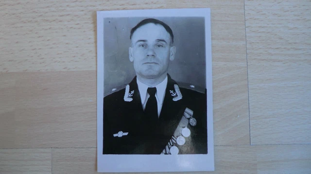 Foto Portrait Russische Offizier 100% Original UDSSR Nr-4
