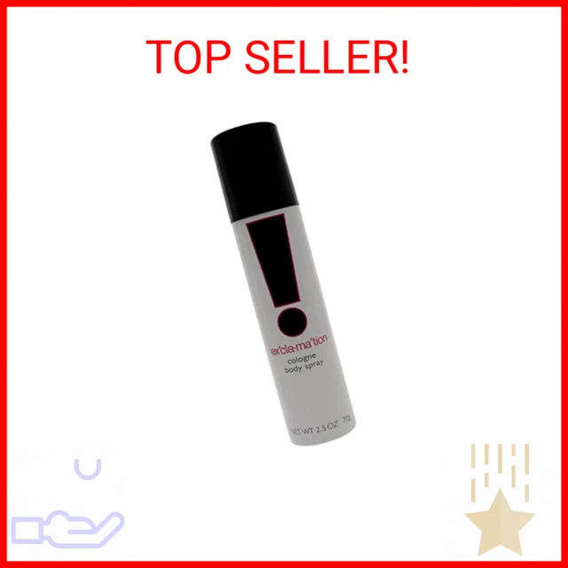 Exclamation Cologne Spray, Vegan Formula, Body Spray, Floral Scent, Spicy Kick,
