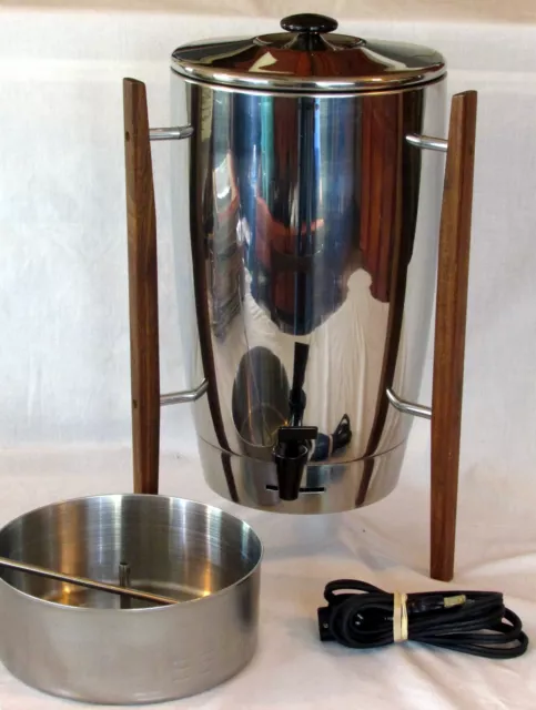 Vintage 40 Cup REGAL Mid Century Modern Space Age Rocket Percolator Coffee  Maker