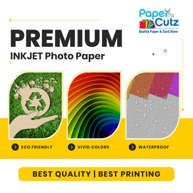 A4 Inkjet Photo Paper Full Range Gloss Matte, Papercutz Professional 3