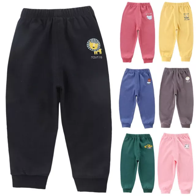 Kid Baby Boys Girls Sports Jogging Joggers Pants Fitness Bottoms Trousers Casual