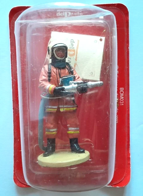 Lot 1/43 Voiture De Pompier + 1/32 Figurines Pompier – Del Prado – Occasion