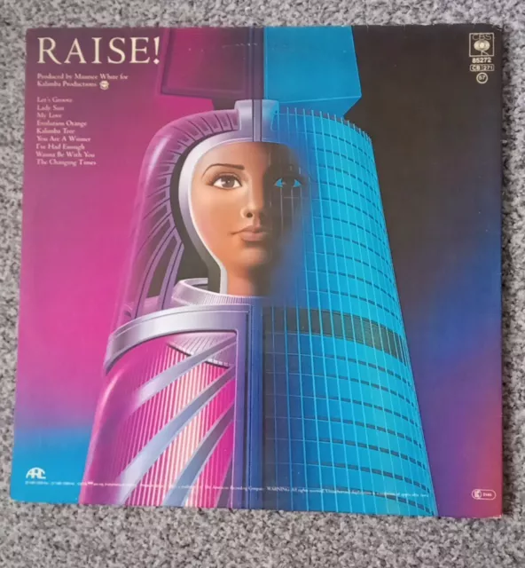 EARTH WIND AND FIRE - Raise! Vinyl LP 1981 - SOUL FUNK DISCO 3