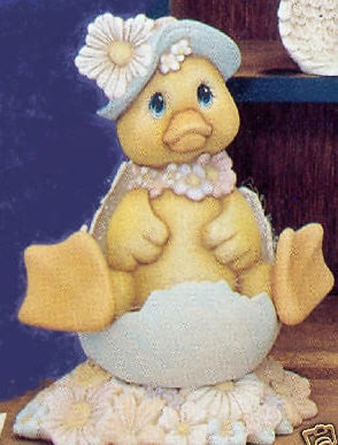 Ceramic Bisque Ready to Paint Ceramic Duck/Cracked Egg/ Base new Smaller size