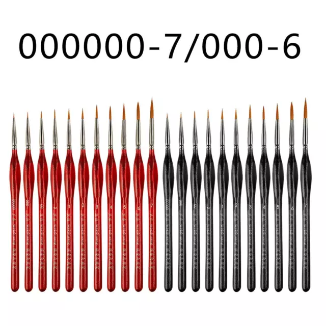 Set di pennelli in miniatura per pittura ad olio ad acquerello acrilico