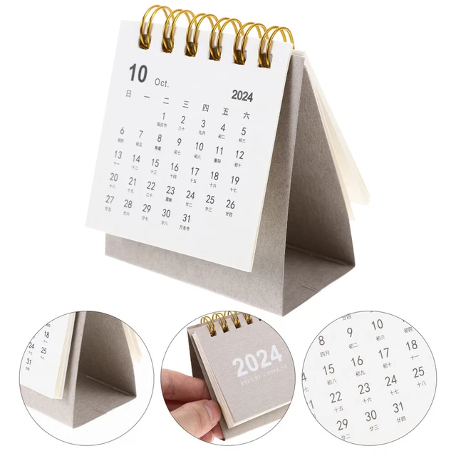 Haushaltsstand Kalender Praktischer Schreibtischkalender Desktop -Tischkalender
