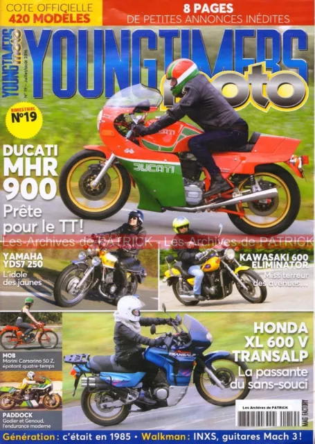 YOUNGTIMERS MOTO 19 DUCATI 900 MHR YAMAHA YDS7 KAWASAKI ZL 600 HONDA Transalp