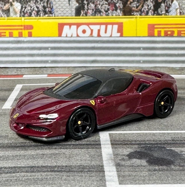 HOT WHEELS FERRARI GTZ Zagato 2006 Rouge 1/18 P9887 EUR 67,45 - FR