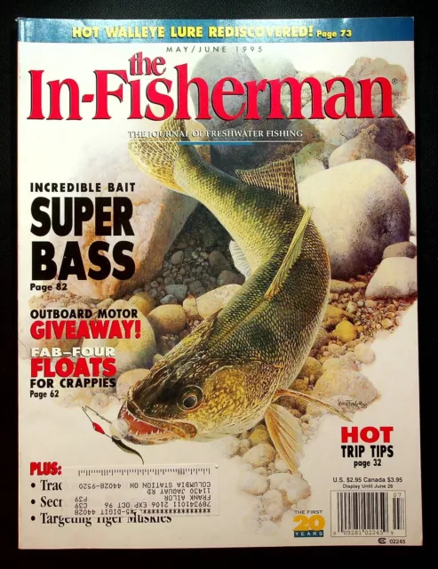 VTG IN-FISHERMAN MAGAZINE May June 1995 Fishing Bass Crappies