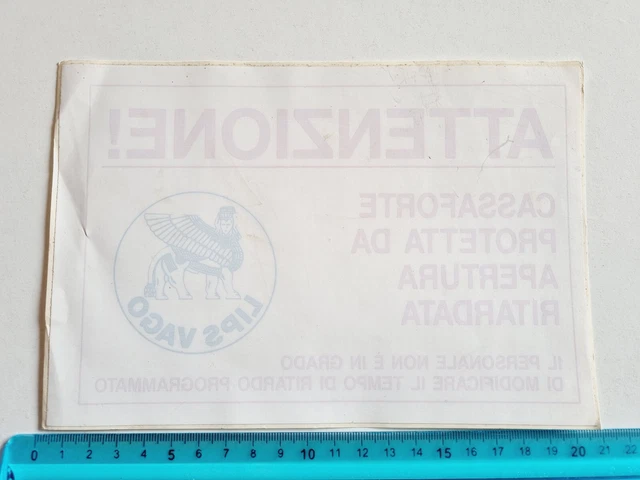 ADESIVO STICKER VINTAGE Autocollant Aufkleber Pubblicità Delfino
