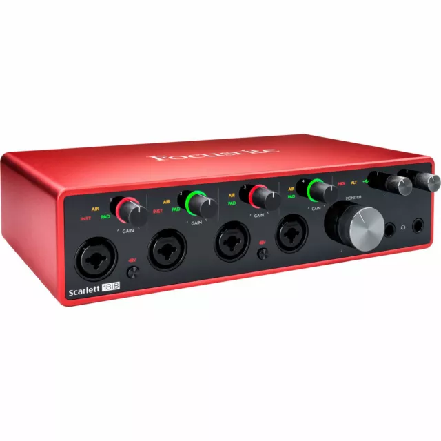 Focusrite Scarlett 18i8 18x8 USB Audio Interface (3rd Generation)