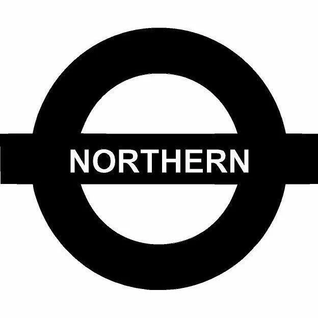 LONDON UNDERGROUND TRANSPORT Tube Sign Vinyl Roundel Bus Northern Line ...