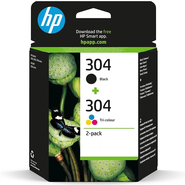 HP 304 Nero e Tricromia, 3JB05AE, confezione da 2 cartucce originali HP