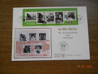 2002 Enveloppe 1Er Jour Gf Vie Quotidienne Des Francais