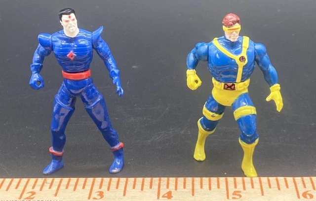 Marvel X-MEN Vintage 1994 Toy Biz Steel Mutants Cyclops & Mr. Sinister Die Cast