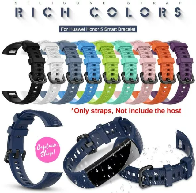 ✅Set10 Cinturini X Bracciale Huawei Honor Band 4 / Band 5 Universale Multicolor