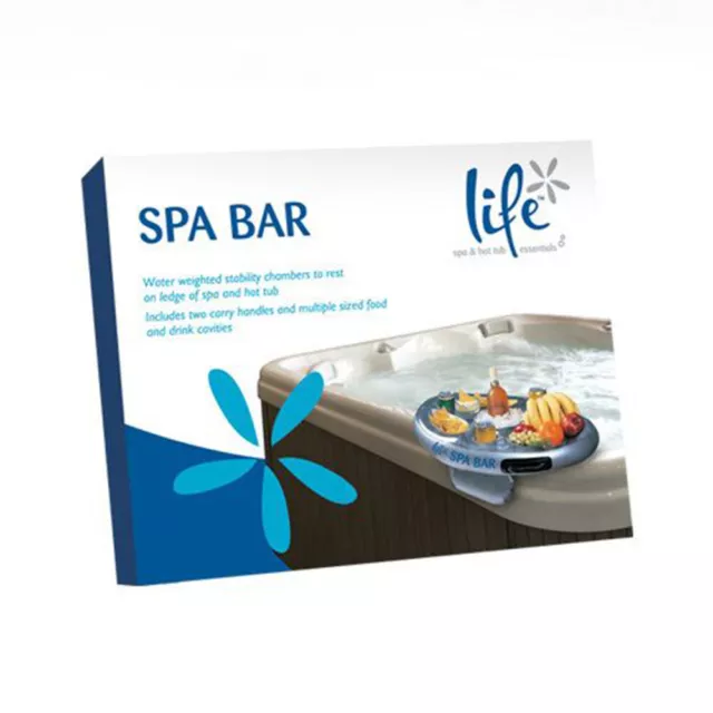 Spa Bar Drinks & Food Holder By Life Spa for Spas, Hot Tubs, Jacuzzi spas