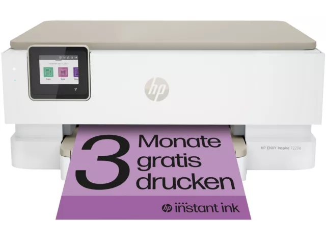 HP Drucker ENVY Inspire 7220e All-in-One Drucken Kopieren Scannen WiFi Duplex