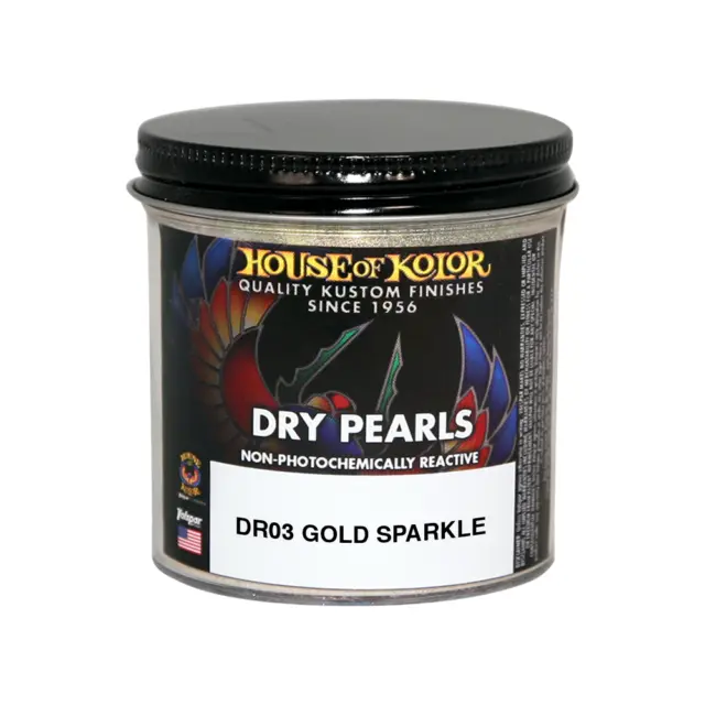 Fine Super Gold Mica Pearl Pigment Automotive Paint Resin Casting Airbrush