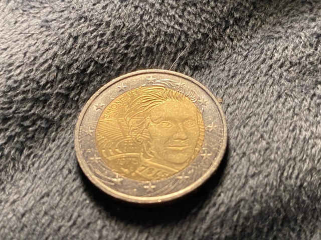 Pièce très rare de 2 euros - Commémorative république française Simone Veil 2018