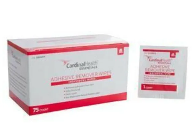 2 x BRAND NEW Cardinal Health Essentials Adhesive Remover Wipes 75/BX