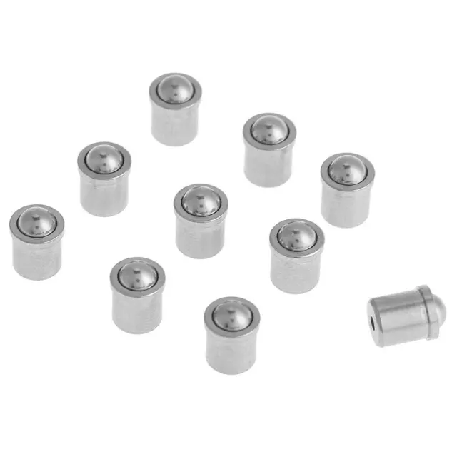 10x Kugelstössel Kugelrolle 304 Edelstahl Push Fit Ball Spring Plunger 5mm*6mm✈ 2