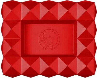 COLIBRI METALLO POSACENERE HUMIDOR UMIDIFICATORE STAFFE 6 CIGARI ROSSO 