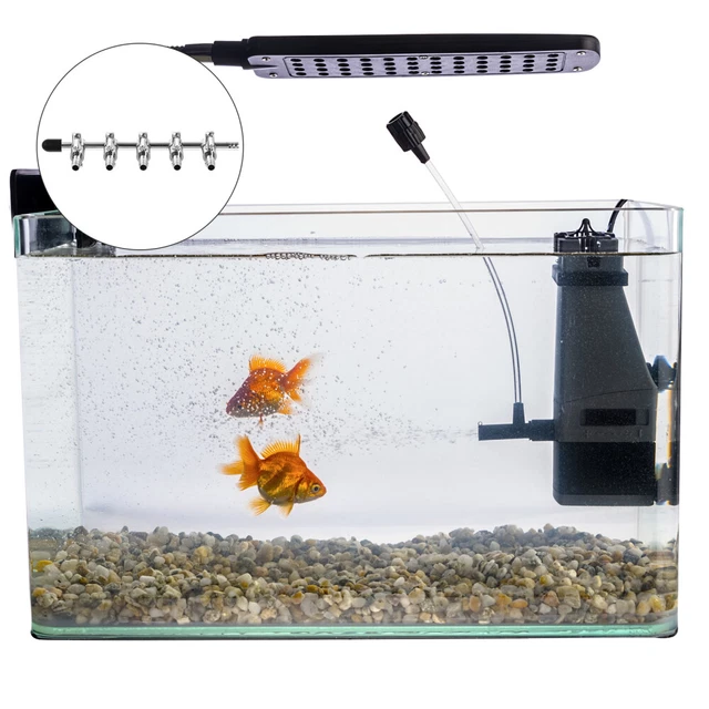 Aquarium Air Flow Splitter Control Valve Fish Tank Regulator Stainless Steel