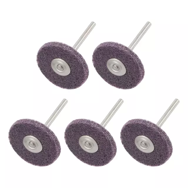 5pcs Nylon Fiber Mounted Point Grinding Head 800 Grit 30mm Dia Flat Wheels