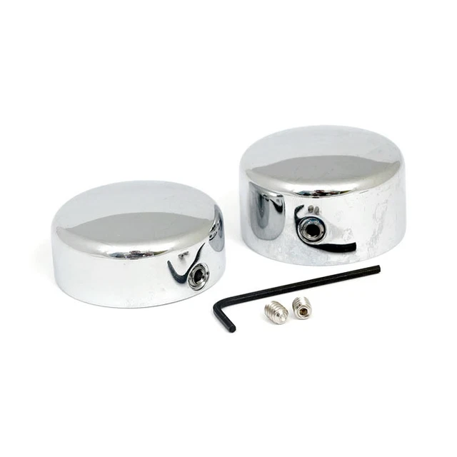 CHROME SWINGARM PIVOT Bolt Covers for HarleyDavidson Softail ® 2000