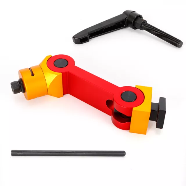 5 Axis Adjust Milling Tool Positioner Vise Stop Mill Work Stop Part Locator Red