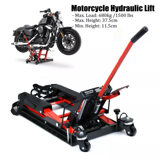 680KG Motorradheber Hydraulisch Motorradhebeb hne Montagebock Hebeb hne ATV Quad