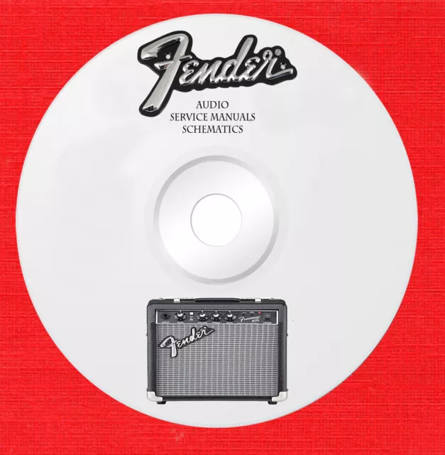 Fender Audio Repair Service owner manuals and schematics on 1 dvd pdf format