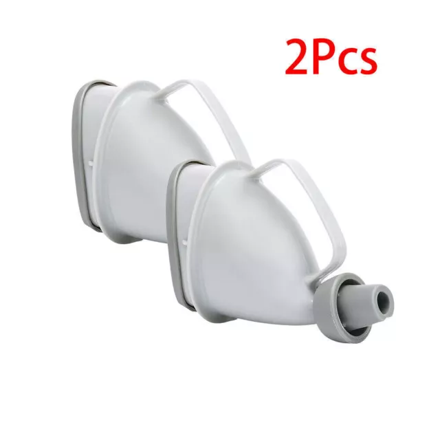 2Pcs Portable Potty Pee Funnels Men Women Emergency Urinal Outdoor Toilet Device 2