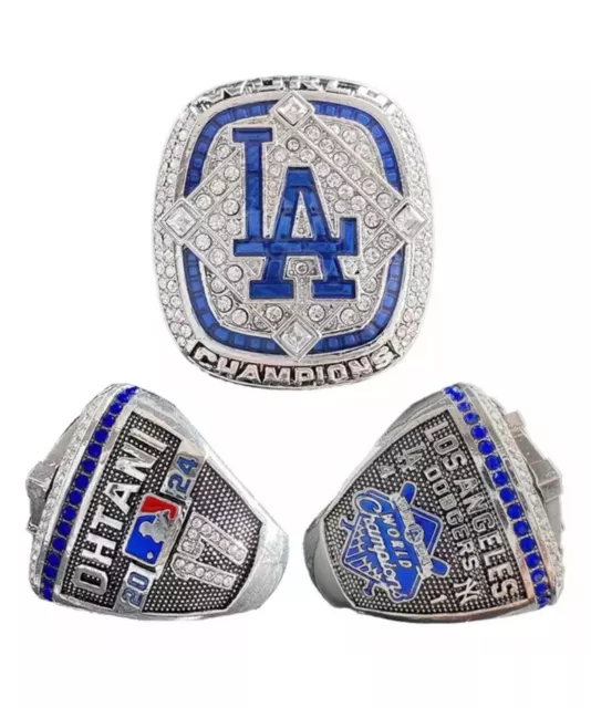 SHOHEI OHTANI 2024 LA DODGERS WORLD SERIES CHAMPIONS RING + Display