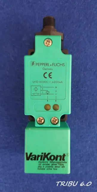 Sensor Inductivo Pepperl+Fuchs  Varikont  Nj15+U1+E2-V1   Namur  Pnp