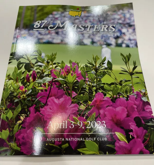 The Masters Journal 2023 87th Masters Brand New from Augusta National