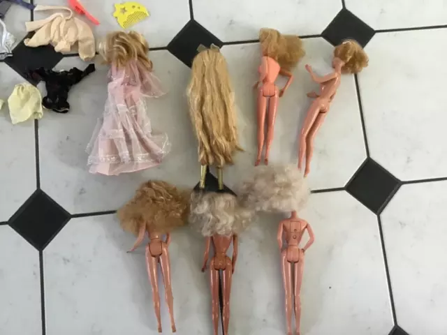 barbie lot de 7 poupées 80/90