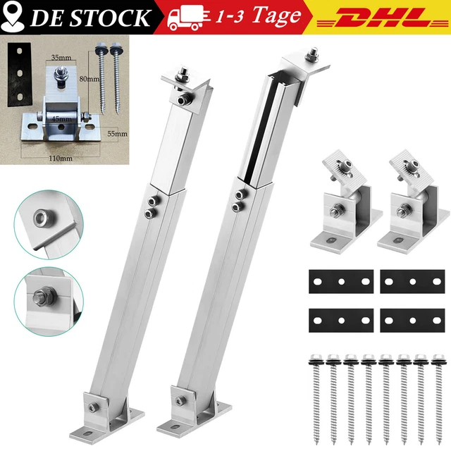 Supporto Per Porta Telescopico - Regolabile 30-115 Cm, Portata 40 Kg - Per Montaggio Armadi, Lavori Di Falegnameria - Foto 4