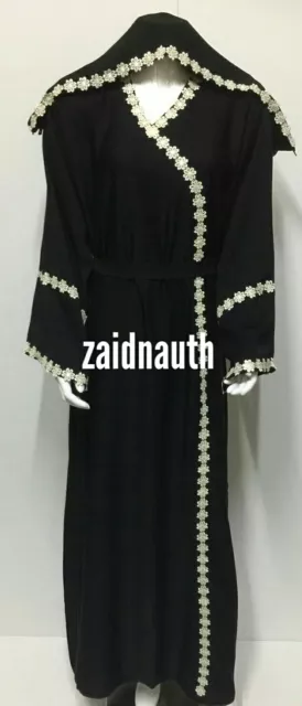 Women open front abaya.dress . saudi abaya japanese Neda/linen.New Arrival 2017