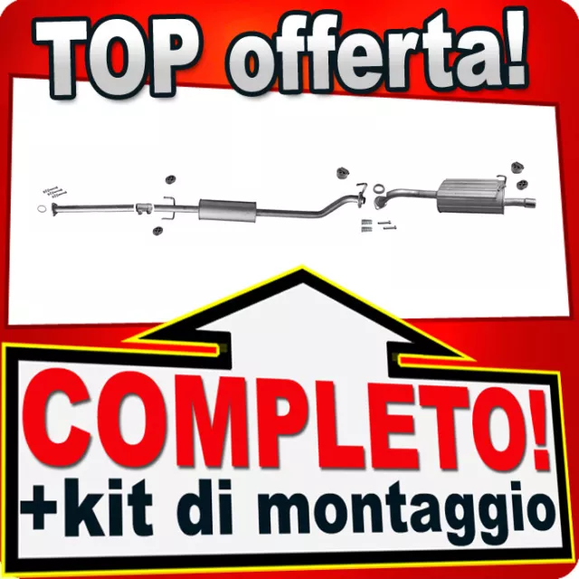 Scarico Completo per HONDA CR-V MK III 2.0 VTEC 16V 150CV 2WD / 4WD Marmitta