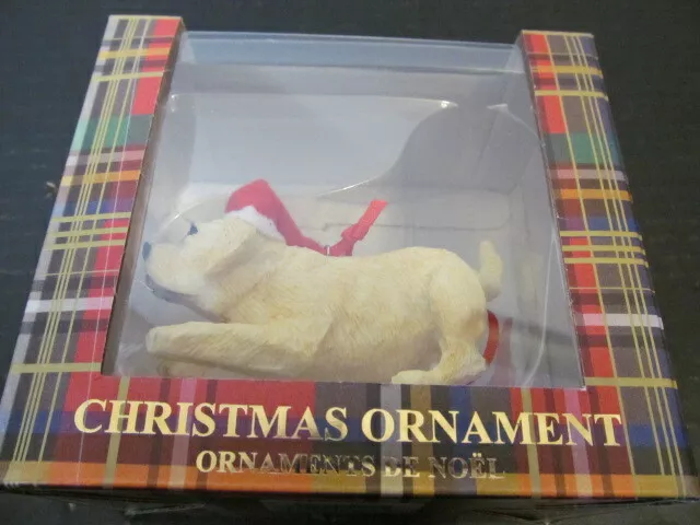 Sandicast Labrador Retreiver Christmas Ornament, Yellow XSO13015 3