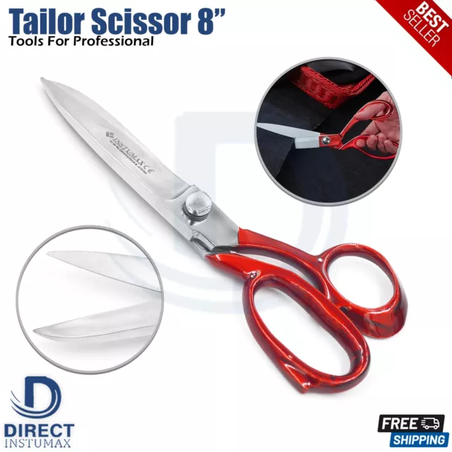 Tailor Scissors 8" Sewing Dressmaking Upholstery Fabric cutting Taylor Shear