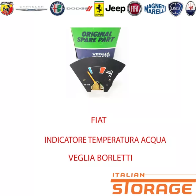 Fiat Indicatore Temperatura Acqua Nuovo Veglia Borletti 654049 Auto Epoca