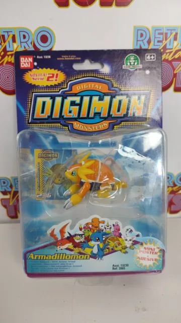 Armadillomon Action Figure Digital Digimon Monster Serie 2 Bandai Gioco Preziosi
