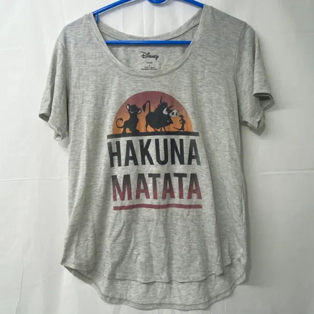 DISNEY THE LION King Simba, Timon, & Pumba Hakuna Matata Shirt Sz L $14 ...