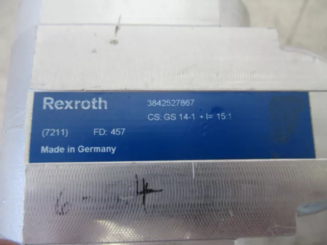 Rexroth 3842527867 Förderband-getriebe GS14-1 I = 15 : 1 2