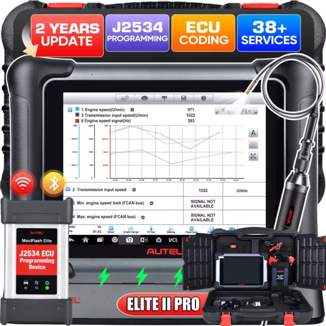 Autel MaxiSys Elite II PRO Auto Diagnostic Scanner ECU Programming Key Coding