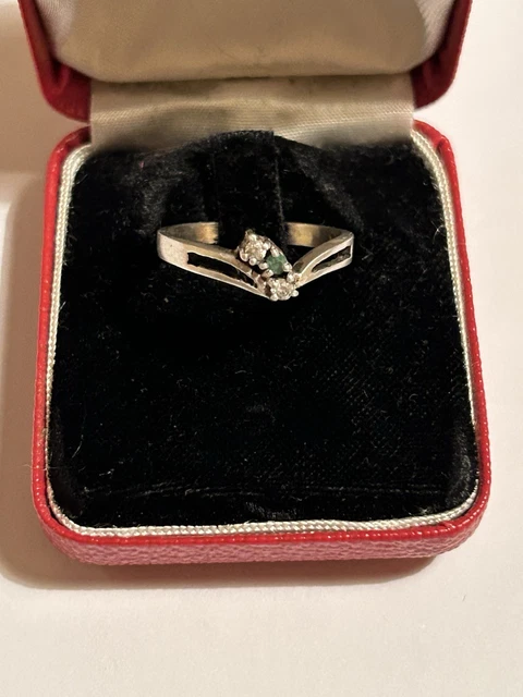 Idée cadeau Bague Malachite moderne 3 anneaux soudés pierre naturelle
