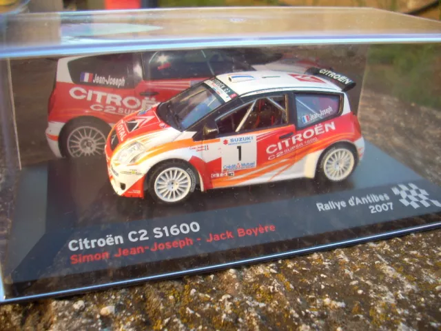 Die Cast Citroen C2 S1600 Jean-Joseph-Boyere Rallye D'Antibes 2007 Skala 1/43